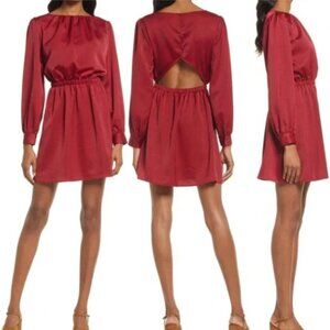 Lost + Wander Emerald Eyes Long Sleeve Minidress